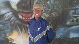 Air Force Basic Trainee Deborah Veal