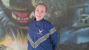 Air Force Basic Trainee Liliana Arreola