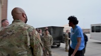 The Oklahoma City Thunder welcomes home 552nd Air Control Wing deployers