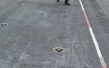 USS Gerald R. Ford FOD walkdown