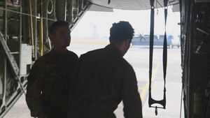 36th Airlift Squadron & JGSDF paratroops prepare for static line jumps