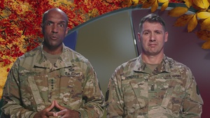 A Thanksgiving Message from the TRADOC Command Team