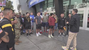 LAAFB Airmen and Guardians participate in LA Lakers' Hoops for Troops, 2022