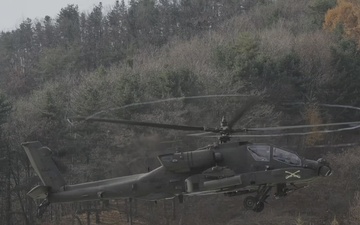 Range Hot: U.S. Army Apaches Conduct Aerial Gunnery at Nightmare Range