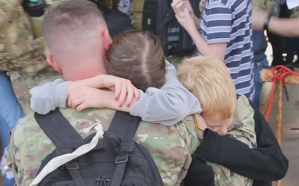 229th Engineer Company homecoming b-roll package