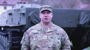Maj. Adam Moore sends a holiday shoutout to his family