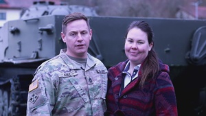 Sgt. 1st Class Joshua Aull sends a  holiday shoutout to his family