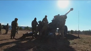 Artillery fire