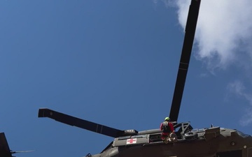 Idaho National Guard, Boise Fire Department train on helicopter hoist rescues