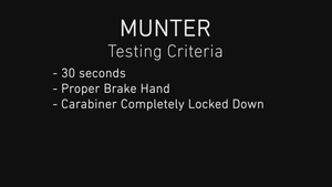 EOTG Knot Instruction: Munter Knot