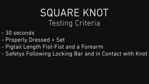 EOTG Knot Instruction: Square Knot