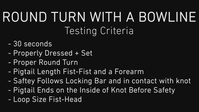 EOTG Knot Instruction: Round Turn With A Bowline
