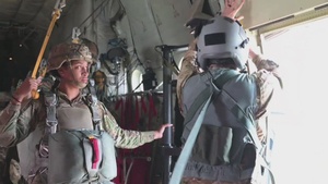 SOCIAL MEDIA VIDEO: 173rd Airborne Jumpmaster exits German and US Paratroopers