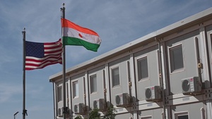 U.S. and Niger flags