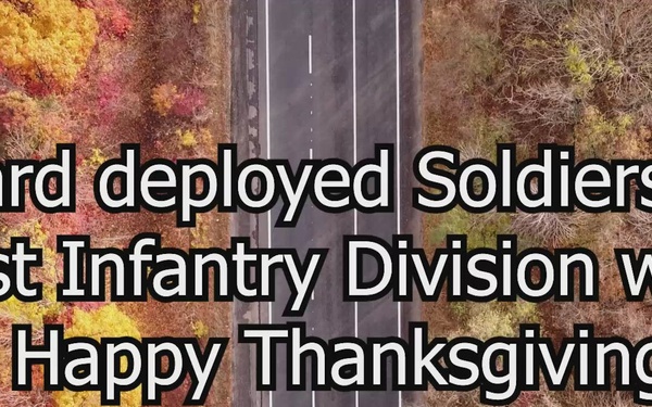 1st ID wishes you a Happy Thanksgiving