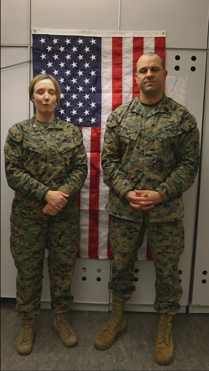 U.S. Marines With Combat Logistics Battalion 6 Celebrate Thanksgiving In Finland