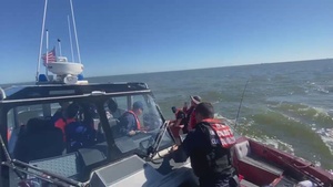 Coast Guard assists 4 aboard vessel taking on water near Dickinson, Texas