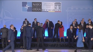 Official family portrait at the meeting of NATO Foreign Ministers