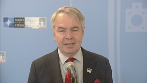 Doorstep statement by the Finnish Minister of Foreign Affairs at the meeting of NATO Foreign Ministers