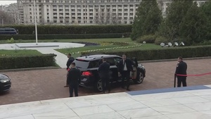 Arrival of the Supreme Allied Commander Europe at the meeting of NATO Foreign Ministers
