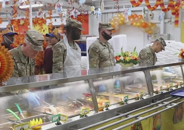 U.S. Army Central celebrates Thanksgiving at Camp Arifjan, Kuwait