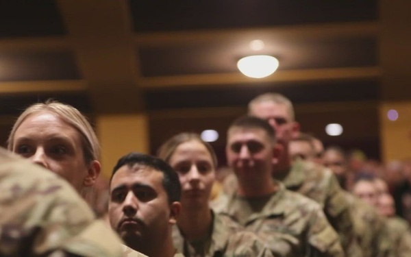 157th Maneuver Enhancement Brigade Deployment Ceremony B-roll package