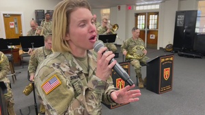 77th Army Band holiday concert rehearsals