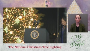 The First Family and the Second Family Attend the National Christmas Tree Lighting