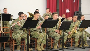 1st ID Band and Lithuanian Military Band Celebrate Lithuania’s 20th Anniversary of Invitation to NATO