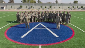 3rd SFAB Advisors give a shoutout for the Army-Navy game