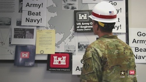 Army Engineers prepare for the 123rd Army-Navy Game in Alaska