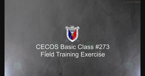 Naval Civil Engineer Corps Officers School- Basic Class #273 Field Training Exercise