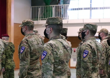 11th Airborne Division participates in Yama Sakura 83 opening ceremony