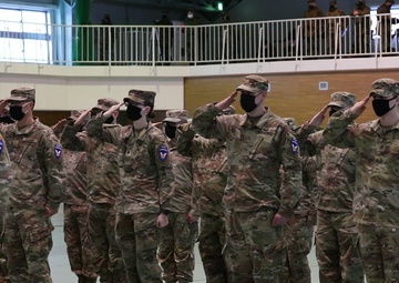 11th Airborne Division participates in Yama Sakura 83 opening ceremony