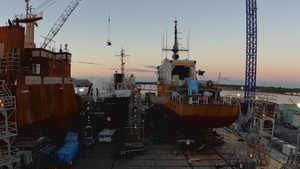 CG Yard Ship lift Movement Oct 2022