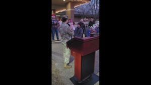 Fort McCoy holds 2022 Christmas Tree Lighting Event