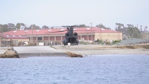 B-Roll: Recon Marines helocast from Army Chinook during Steel Knight 23