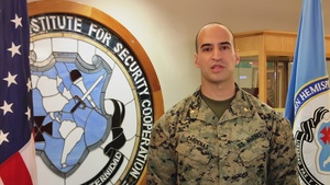 USMC Major Jian Cardenas, Go NAVY