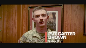 2022 Holiday Shout-Out: PVT Brown