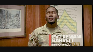 2022 Holiday Shout-Out: PVT Barrett