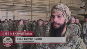 1-184 Infantry Regiment prepares for mobilization
