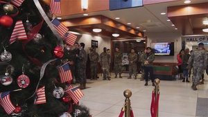 2ID Headquarter Tree lighting