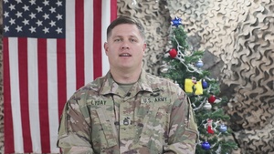 Sgt. 1st Class Christopher Lyday Holiday Shoutout