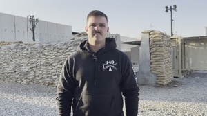 Soldiers shout out to family and friends for the holidays