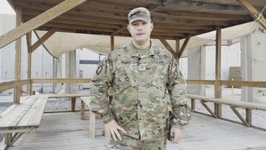 Soldiers shout out to family and friends for the holidays