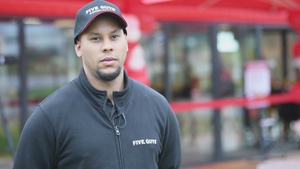 Five Guys Grand Opening (1080p Interview)