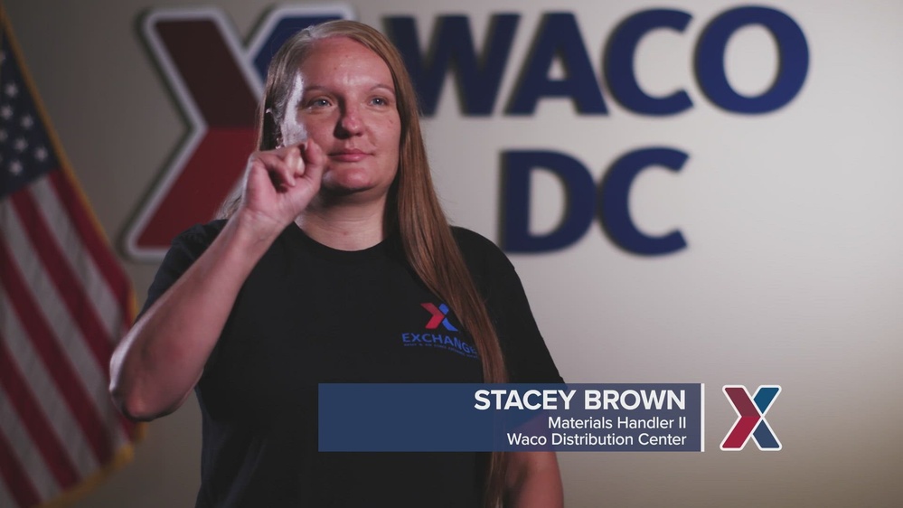 DVIDS Video Exchange LG Hiring Stacey Brown, Materials Handler II, Waco Distribution Center