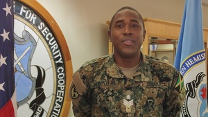 JDF MSG Paul Jenkins - WHINSEC, Fort Benning, GA - Holiday