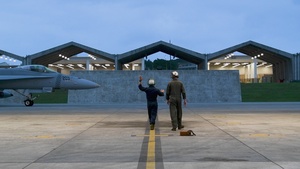 VMFA-312 Arrive at Kadena Air Base in Support of Ryukyu Vice 23.1 (B-Roll)