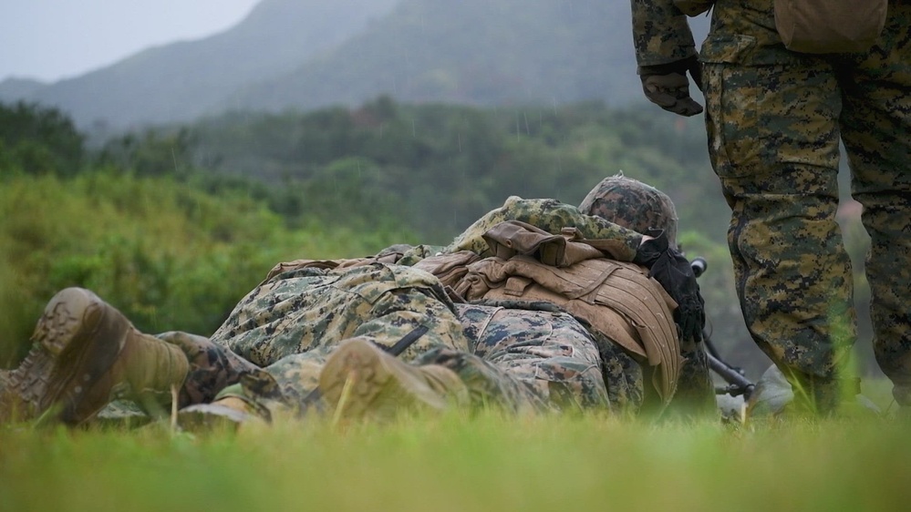 DVIDS Video MWSS171 Conduct an M240B Machine Gun Live Fire